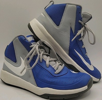 Size 4 Youth- Nike Team Hustle D7 Low Binary Blue 747998-400 Read Description 