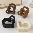 Hair Clips for Women, 5Cm (1.96 Inches) in Black, White, And Brown, Featuring