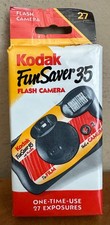 Kodak FunSaver 35 One-Time Use 27 Exposures Compact Flash 35mm Film Camera