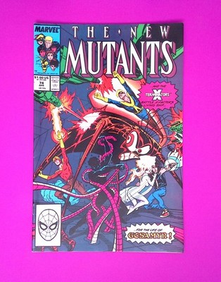 New Mutants #74 Vol. 1 1989 Marvel Comics 8.0+ Comic Book SD46-95