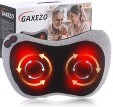 Massage Pillow, Neck and Back Massager with Heat, Shiatsu Massage Pillow for for