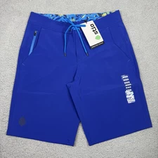 Stio CFS Board Short Mens 32 Skyline 19" Swim Hike Stretch Quick Dry UPF New NWT