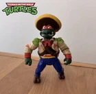 Vtg. 1992 Playmates TMNT Wacky Wild West Bandito Bashin' Mike 5" Figure
