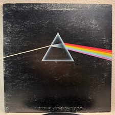 Pink Floyd, The Dark Side Of The Moon (Harvest SMAS-11163) VG LP w/Poster - 1973