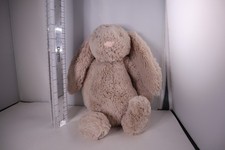 Jellycat Medium Beige Bashful Bunny White Tail Plush Stuffed Animal