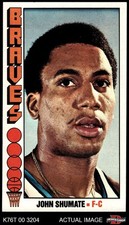 1976 Topps #61 John Shumate Braves-BskB RC Notre Dame 8 - NM/MT