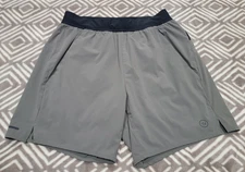 Whoop Shorts Mens Medium Gray 4.0 Any Wear Performance Lined Stretch 6" inseam