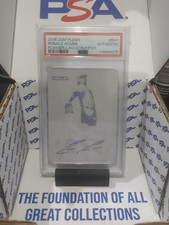 2018 Leaf Ronald Acuna Printing Plate AUTO 1/1 PSA Authenticated