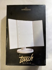 Impressions Vanity Touch. White Trifold Makeu...