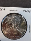 1988 1oz Silver One Dollar USA  gem BU American eagle       (OLT)