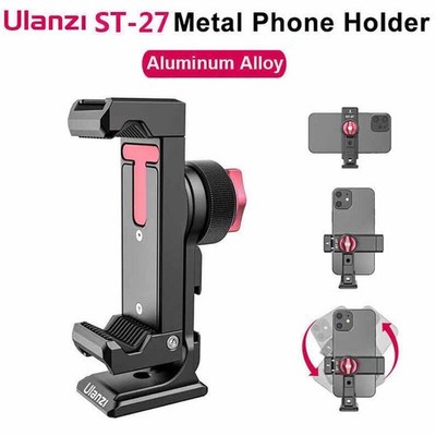 Ulanzi ST-27 Metall-Handyhalterung mit Arca-Schnellverschluss mit kalten Schuhen