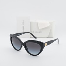 Michael Kors MK2122 33328G Black/Grey Gradient 56-17-140 Sunglasses New Authe...