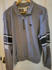 Victoria's Secret PINK 3/4 Zip Sweatshirt Size Large
