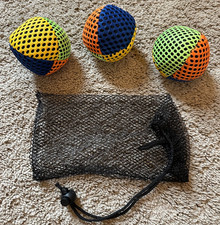 NEW Juggling Balls Set Multicolor Toys Carrying Pouch