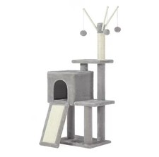 Tiragraffi Per Gatti Albero Parco Giochi Gioco Tira Graffi Per Gatto Da 118 Cm