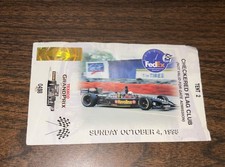 Texaco Grand Prix Fedex Sunday October 4 1998 Tent 2 0498