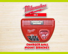 Milwaukee M12 Charger Wall Mount Bracket   Workshop Organizer