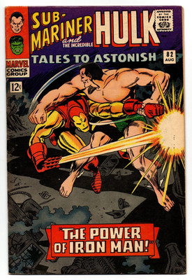 Tales to Astonish #82 FN/VF 7.0 Iron Man battles Sub-Mariner Marvel Silver Age