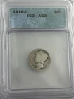 1916-D MERCURY DIME ICG AG3