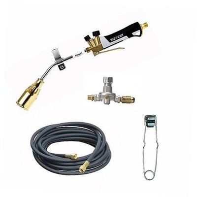 Sievert Turboroofer Detail Torch Kit - Heavy-Duty, Windproof Flame - 18-inch 