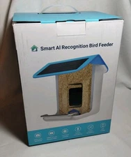 SHARPER IMAGE BIRD FEEDER SMART AI RECOGNITION BD002 REMOTE CONTROL CAMERA, NIB