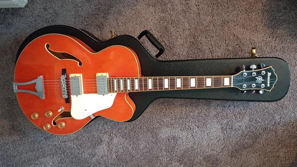 Ibanez Artcore AF75 Hollow Body Electric Guitar + Ibanez Hard Shell Case - Image 2 of 4