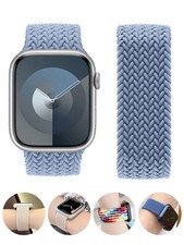 Braided Solo Loop Band Strap for Apple Watch 9 8 7 6 5 4 SE 40 44 41 45mm