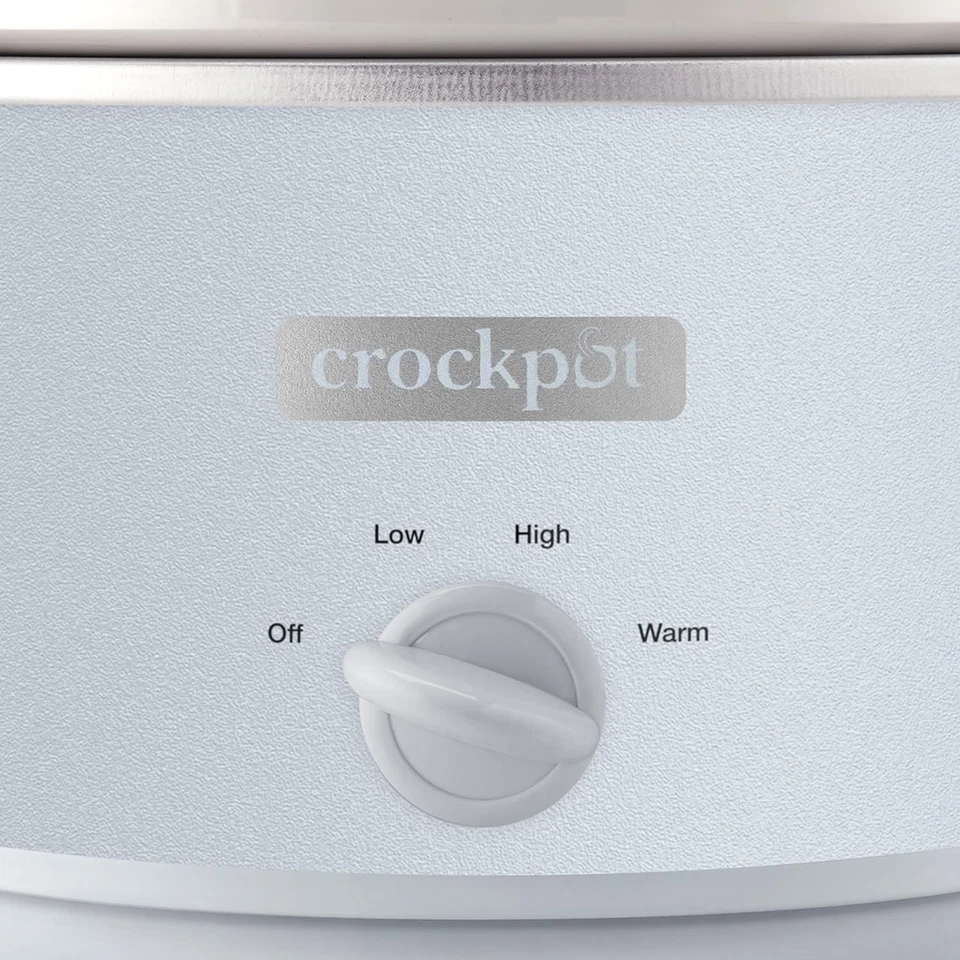 Crock-Pot® Manual Design Series 4.5 Quart Slow Cooker, Quarts, Light Blue  - Image 3 of 4