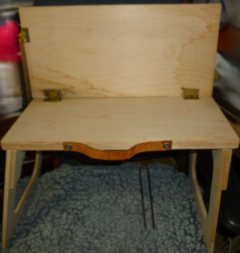 THE BED DESK By LAYD BACK PRODUCTS Fold-Up, Different Set-Ups, USA Made, Clip