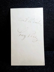 TONY PEREZ REDS ROOKIE HOFer AUTOGRAPHED 1964 GOVERNMENT POSTCARD