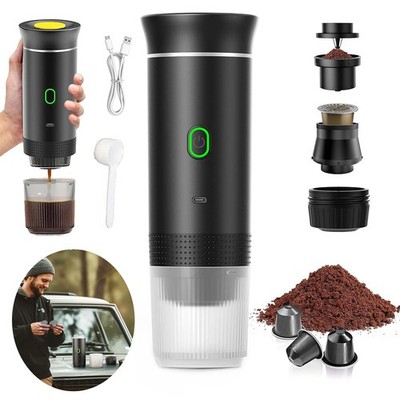 Tragbare Espressomaschine,Manuelle Kaffeemaschine für unterwegs oder Camping