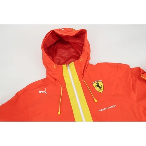 Puma Ferrari Corso Pilota Rain Jacket Mens Large Racing Formula F1 Team Member image 5