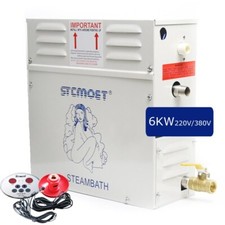 6KW Steam Generator 220V-240V Home Steam Machine Sauna Bath SPA Steam Shower