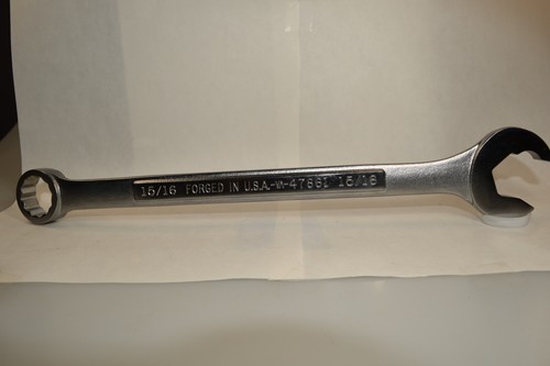 Llaves rápidas combinadas métricas Craftsman EE. UU. 12 pt 5/16"-15/16" forjadas EE. UU. WS4 - Imagen 32 de 33