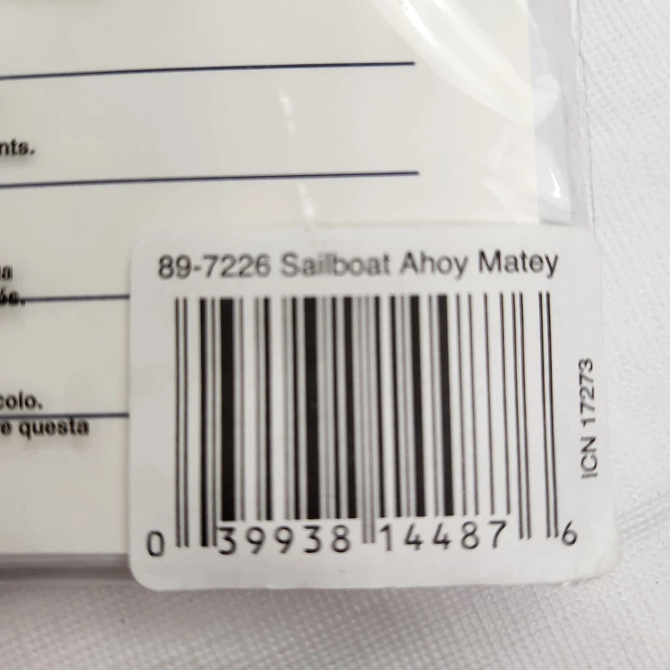 Invitaciones de baby shower ancla náutica cangrejo barco 8 unidades con sobres Foto 3 de 4