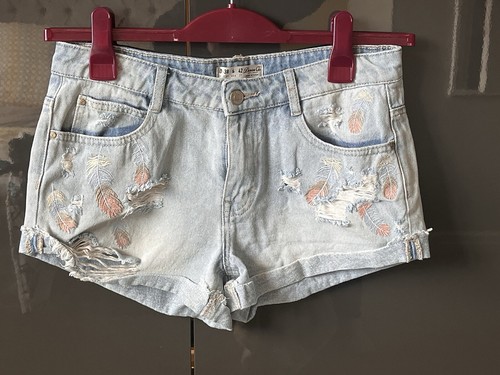 Stonewash Denim Shorts - Picture 4 of 5