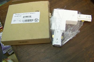 new WAC Lighting HL-Left-WT  White 4.25'' Length Left Connector H-Track System