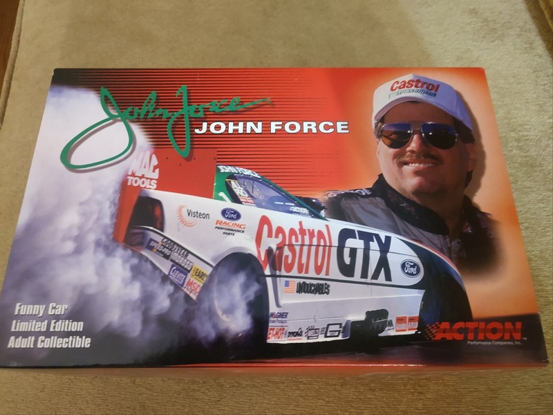 John Force Castrol GTX Funny Car "Rare Pedal Car" Mac Tools Collector's Club