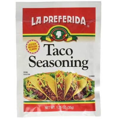 La Preferida Taco Seasoning - 1.25 Oz - Pack of 6