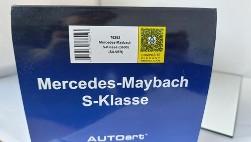 Autoart Mercedes Maybach Clase S S600 Plata 1:18 En Caja Como Nuevo - Imagen 10 de 16