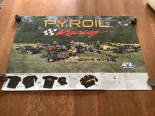 Original 1994 PYROIL RACING Poster, w order form - Valvoline