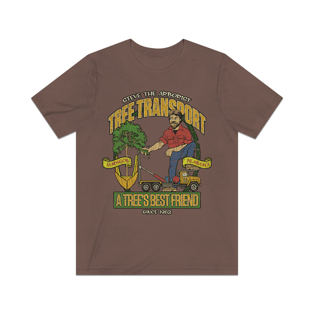Steve The Arborist Tree Transport 1982 Vintage Men's T-Shirt