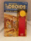 Vintage Star Wars Droids 1985 JANN TOSH Kenner Cardback & coin unpunched