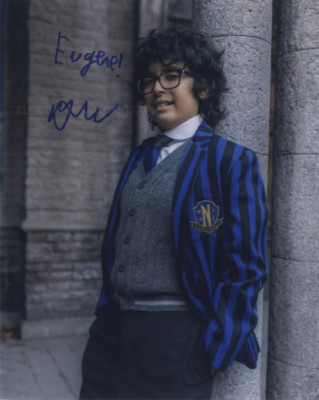 MOOSA MOSTAFAR as Eugene - Wednesday GENUINE SIGNED AUTOGRAPH