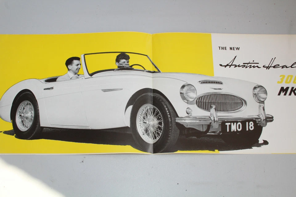 Austin Healey 3000 Mk II Prospetto Brochure/Brochure Inglese #51 - Immagine 2 di 4