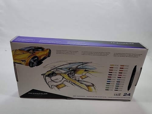 ✨️Marcadores artísticos de doble punta Prismacolor Premier, punta fina y punta de cincel 24 unidades 🆕️ - Imagen 2 de 4