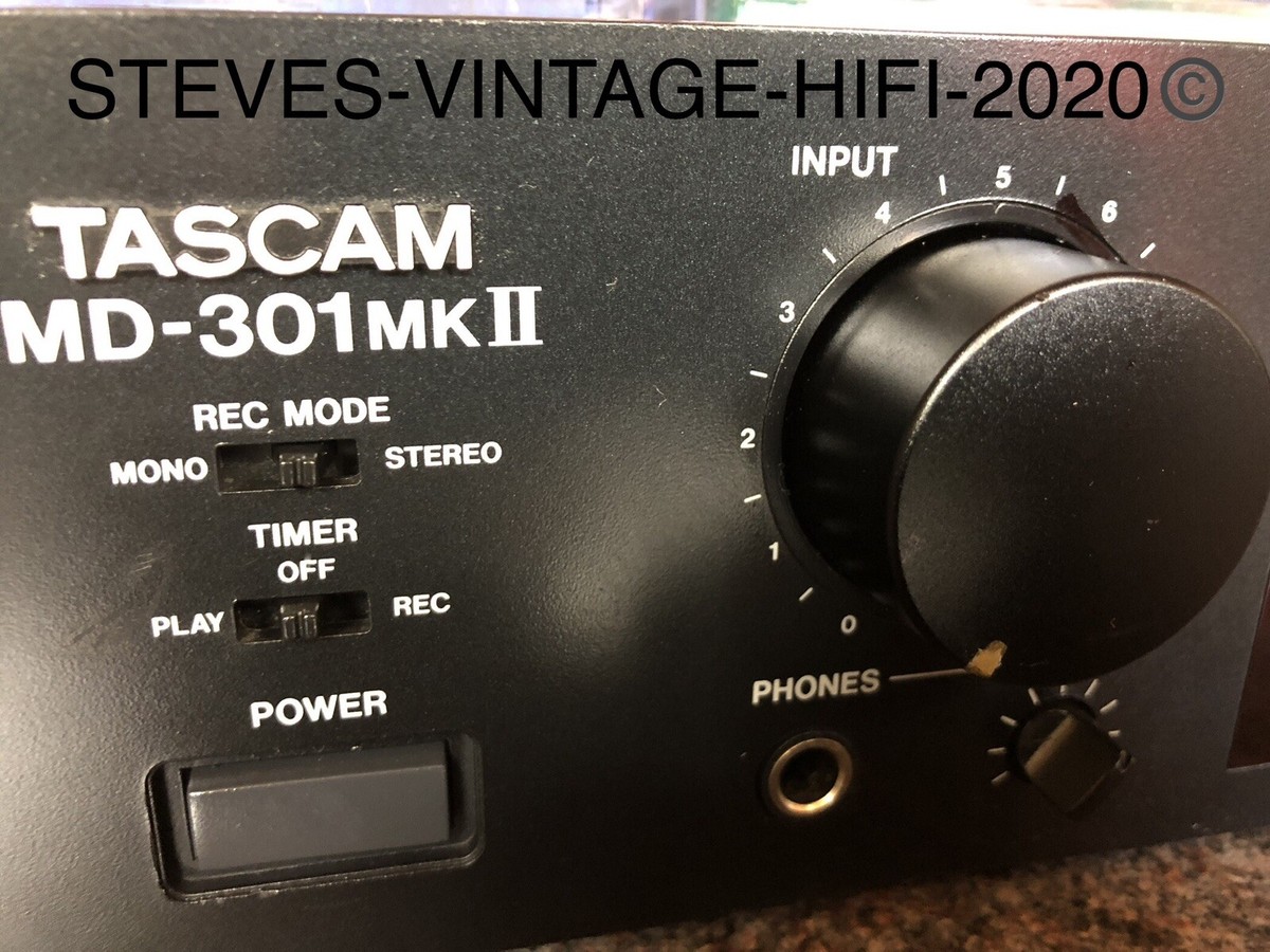 録音再生OK！TASCAM MD-301MK2 業務用MDデッキ おまけ多数あり Amazon