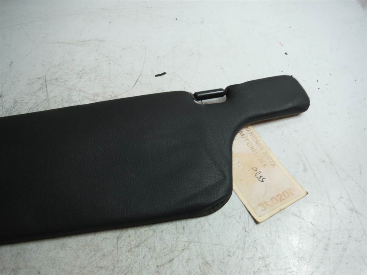 1990 NISSAN 300ZX PASSENGER RIGHT SUN VISOR SHADE ASSEMBLY