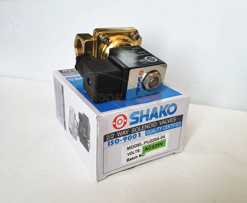 1PCS New SHAKO PU220A-04 AC220V 50/60 Hz Solenoid Valve