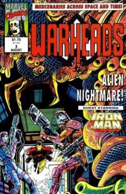 Warheads (1992) #   3 (8.0-VF) (Marvel UK) Iron Man 1992